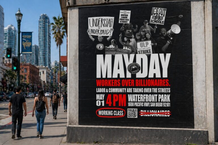 Protestas en California: Activistas Llaman a un Apagón Económico en el Día Internacional del Trabajo