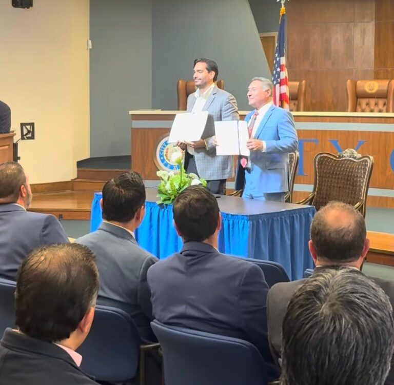 McAllen y Reynosa celebran ceremonia de reafirmación como ciudades hermanas