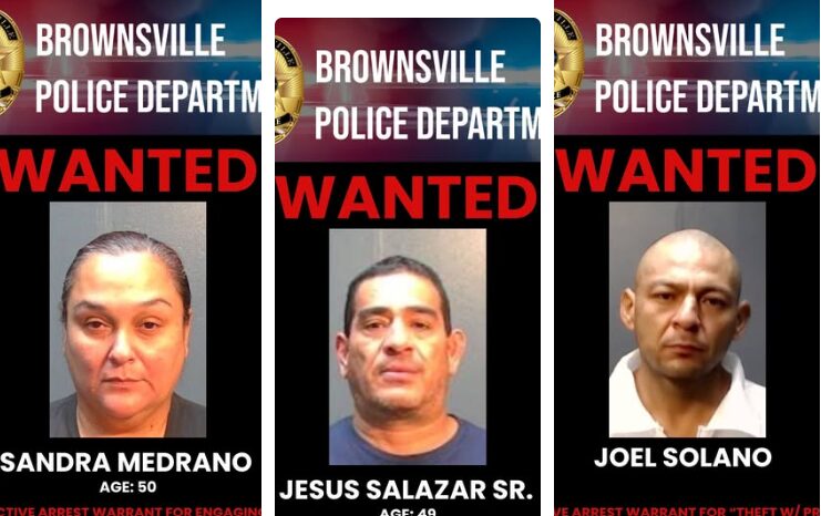 Buscan a tres personas en Brownsville por delitos de robo y actividad criminal organizada