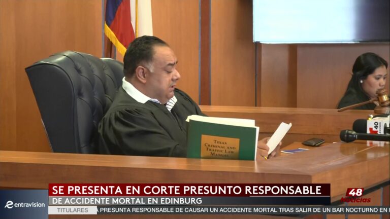 Fijan fianza de $1.25 millones a sospechoso por accidente fatal en Edinburg