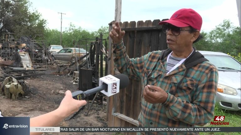 Incendio consume vivienda en Edinburg; familia pide apoyo tras perderlo todo