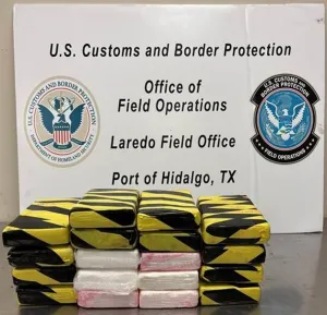 Incautan cocaína valuada en más de $600 mil en el puente internacional de Hidalgo
