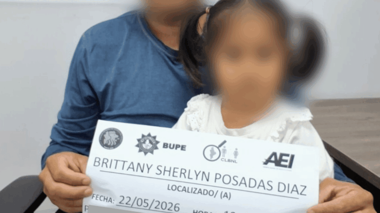 Niña Desaparecida en Tamaulipas Es Encontrada a Salvo en Monterrey