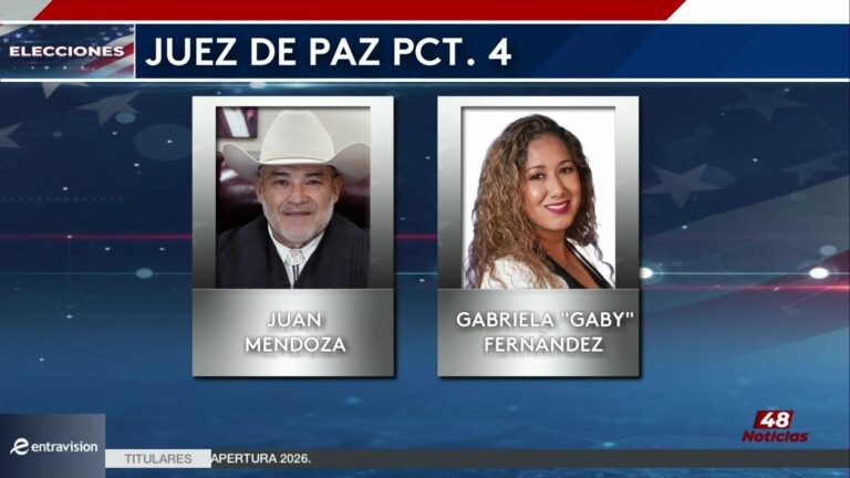 Precinto 4 De Cameron: Juan Mendoza Vs Gabriela Fernández