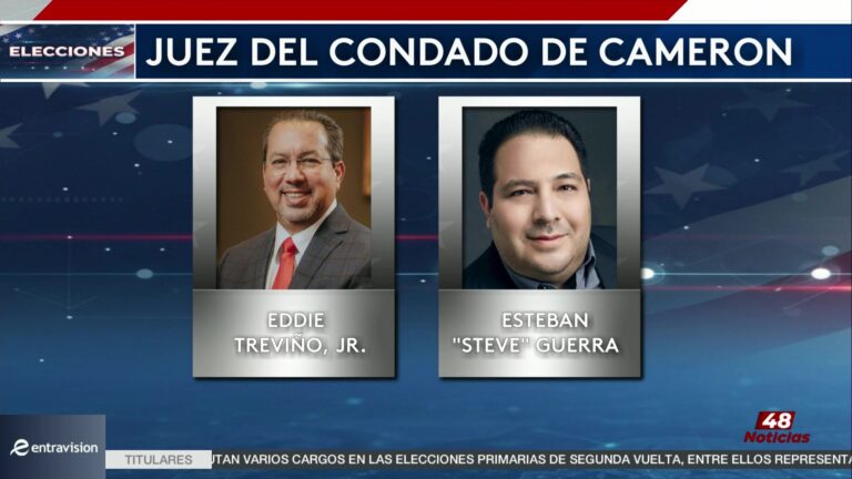 Segunda Vuelta Para Juez Del Condado Cameron: Eddie Treviño Jr. Vs Esteban Guerra