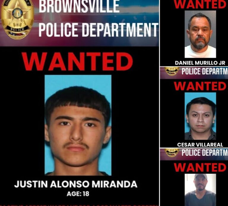 Departamento de Policía de Brownsville Difunde Lista de Personas Buscadas
