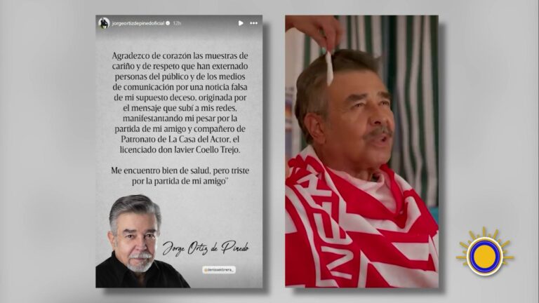 Jorge Ortiz De Pinedo Desmiente Su Muerte Y Habla Del Duelo Por Un Amigo