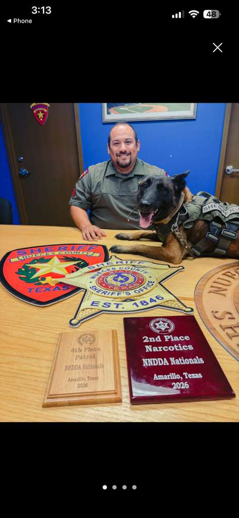K9 Hera y su manejador destacan en competencia nacional de detección de narcóticos