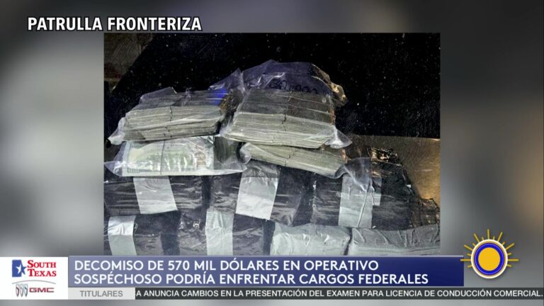 Patrulla Fronteriza Confisca Más De Medio Millón De Dólares En Efectivo