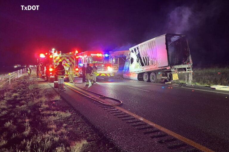 Persecución por contrabando humano termina con tráiler en llamas al norte de Linn