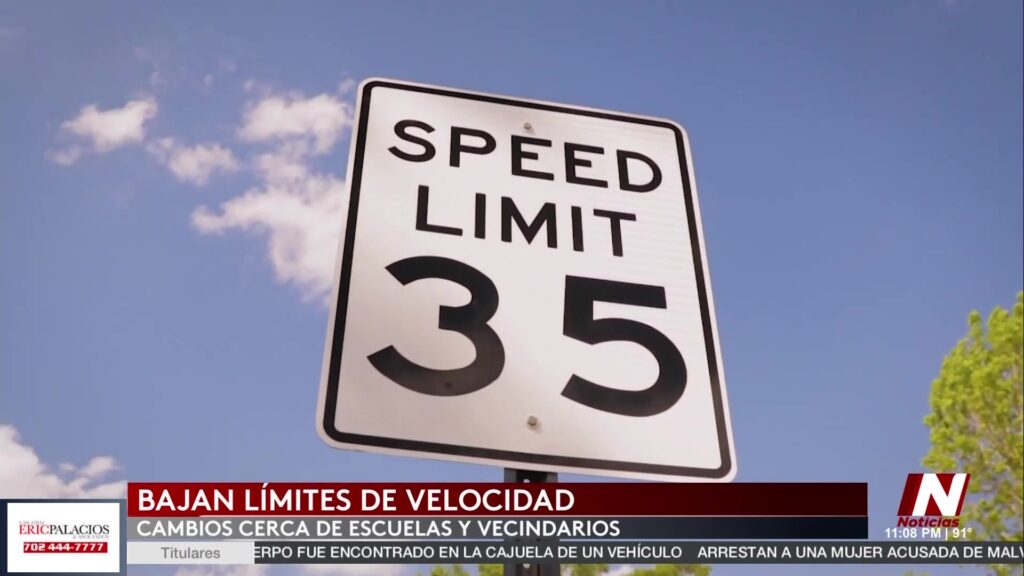 Las Vegas Refuerza Seguridad en Zonas Escolares y Residenciales con Nuevos Límites de Velocidad