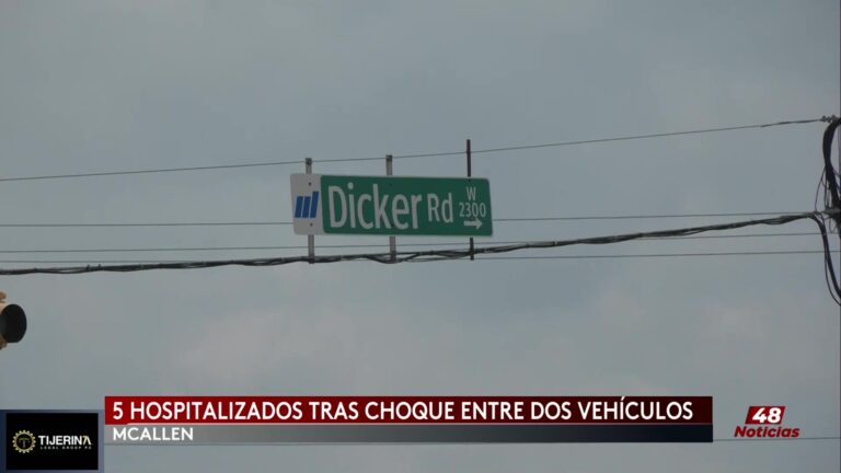 Accidente Vehicular McAllen: Movilización De Emergencia Por Accidente Vehicular En McAllen