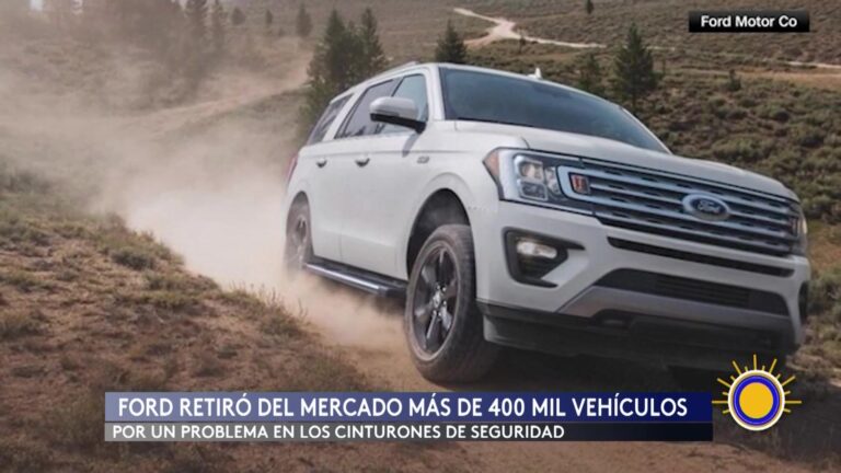 Ford Retira Más De 400,000 Vehículos Por Fallo En Cinturones De Seguridad Ford