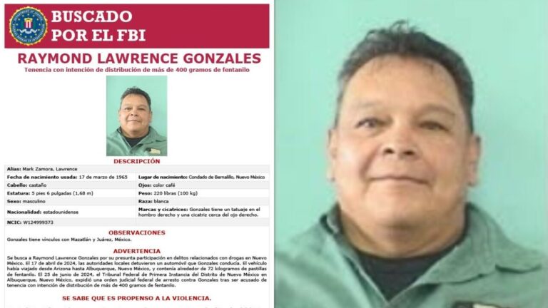 Tráfico de Fentanilo en Nuevo México: Busca del FBI para Capturar a Raymond Lawrence Gonzales