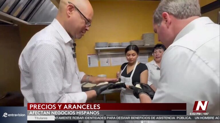Aranceles triplican costos y golpean a restaurantes hispanos en Las Vegas