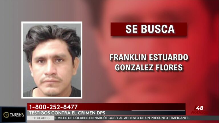 Buscado En Texas: Franklin Eduardo González Flores En La Lista De Los Más Peligrosos