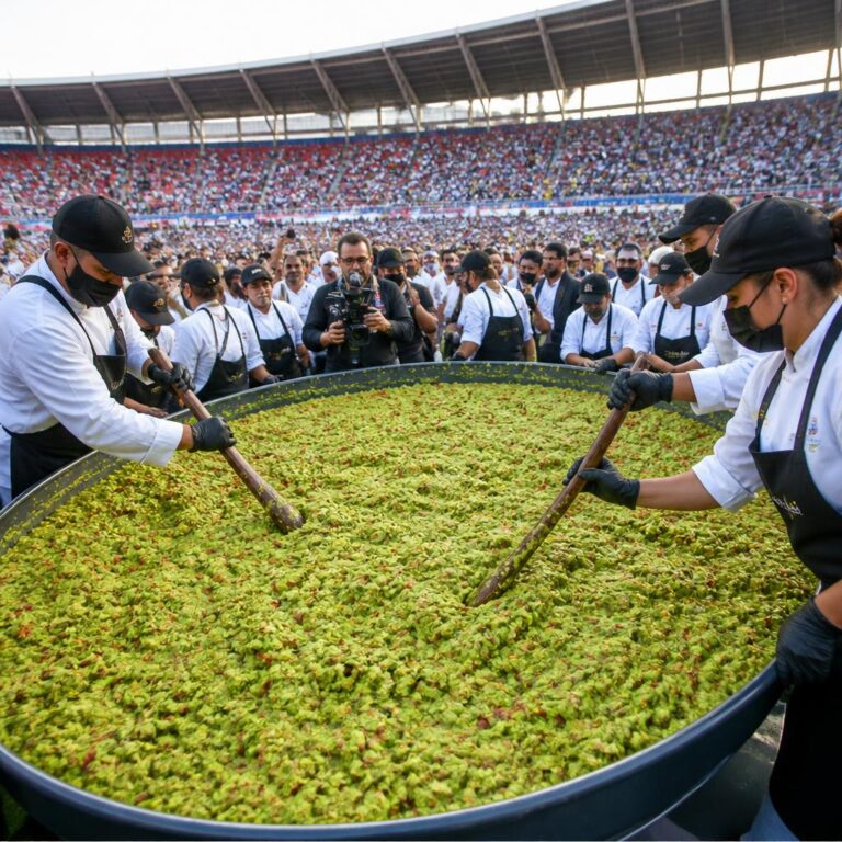 Jalisco hace historia y logra el récord Guinness del guacamole más grande del mundo