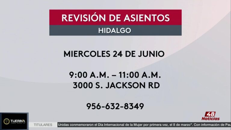 Car Seats Pharr: Evento Gratuito En Pharr: Revisión De Asientos De Seguridad Para Niños