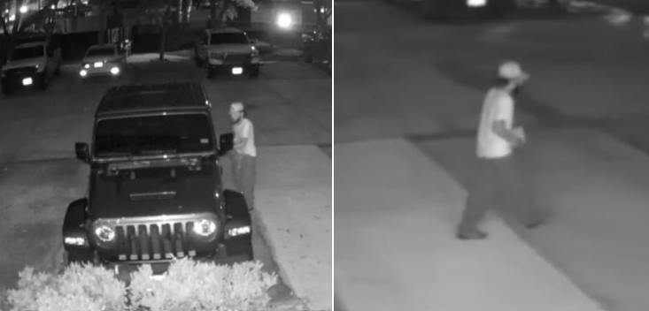 Buscan identificar a persona de interés por robo a vehículo en Brownsville