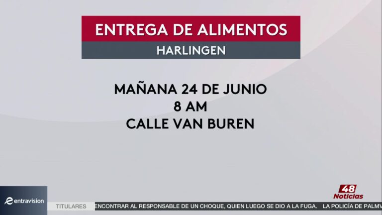Distribución Móvil De Alimentos En Harlingen: Todos Los Detalles