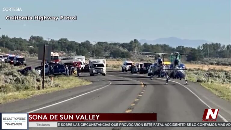 Choque frontal en la carretera 395 deja un muerto y varios heridos graves cerca de Susanville
