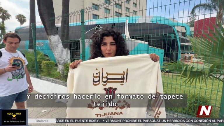 Tijuana Irán fútbol: el gesto de Yalda que unió a la selección iraní con la frontera