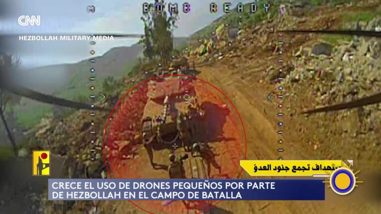 Drones de Hezbollah elevan la amenaza en la guerra del Líbano, según reporte