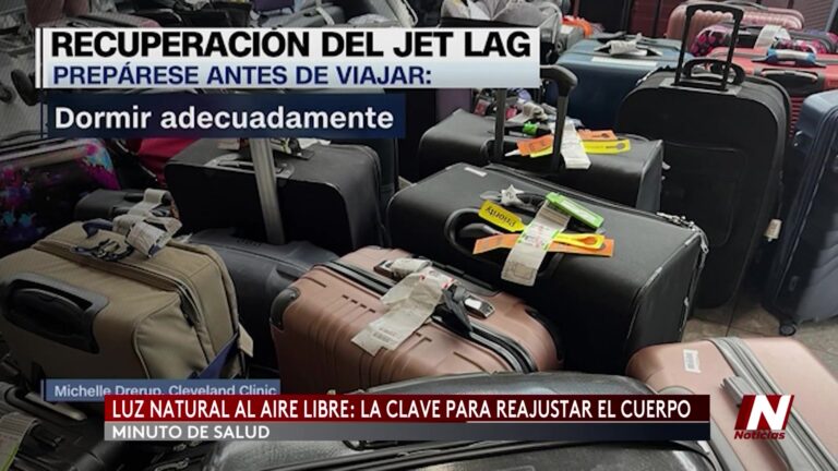 Jet lag: consejos de la Cleveland Clinic para reducir el desfase horario