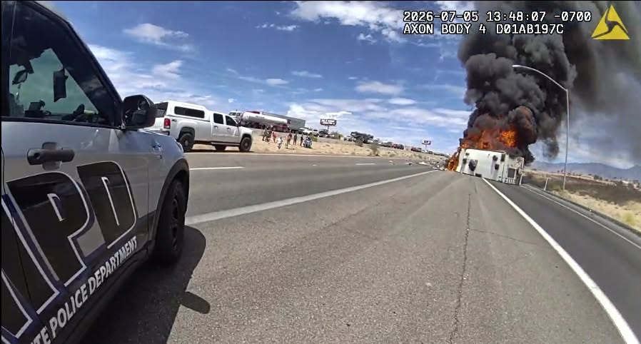 Accidente mortal en Reno: rescate heroico de un RV en llamas conmueve a la comunidad