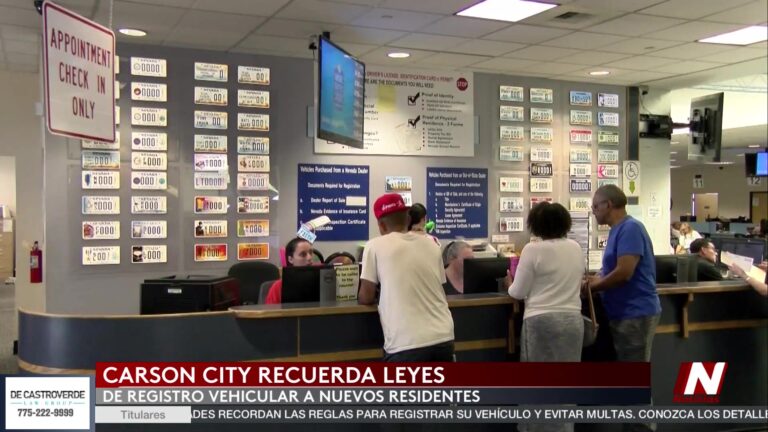 Registro de vehículos en Nevada: lo que deben saber los nuevos residentes para evitar multas