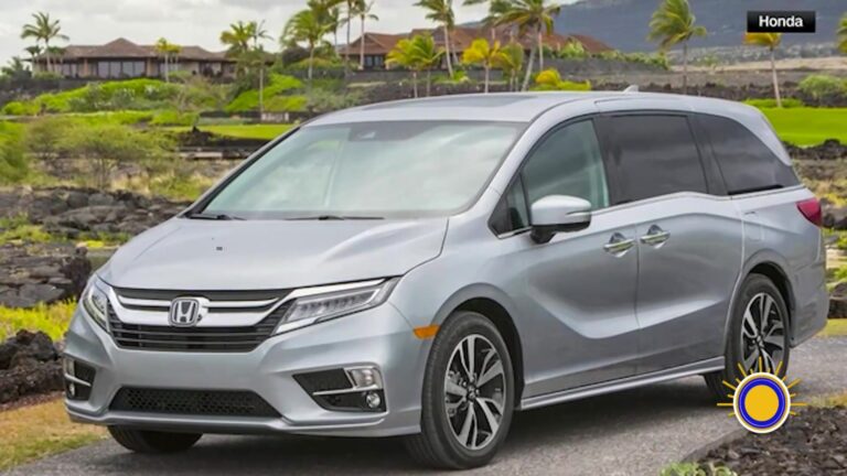 Honda Odyssey: llamado a revisión por fallas en la cámara de reversa en miles de unidades 2018-2020