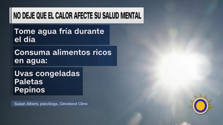 Salud mental y calor: cómo las altas temperaturas pueden afectar tu bienestar y qué recomiendan los expertos