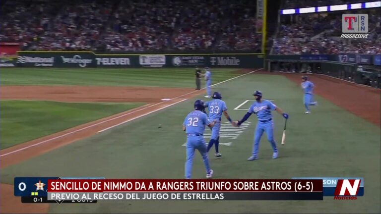 Texas Rangers logran una remontada ante Houston Astros en el Lone Star Showdown de MLB