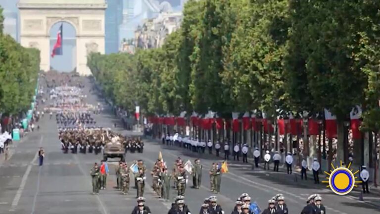 Día de la Bastilla en Francia: París celebra con desfile militar, líderes internacionales y fuegos artificiales