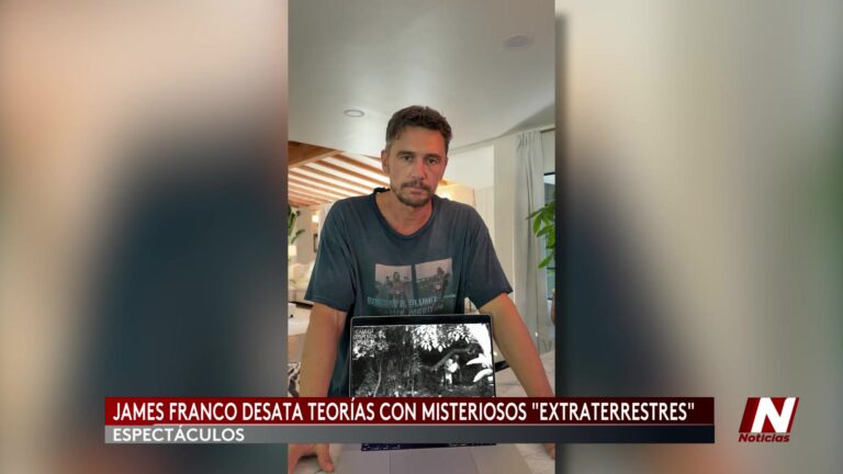 James Franco y las fotos de extraterrestres que desatan especulación en redes sociales