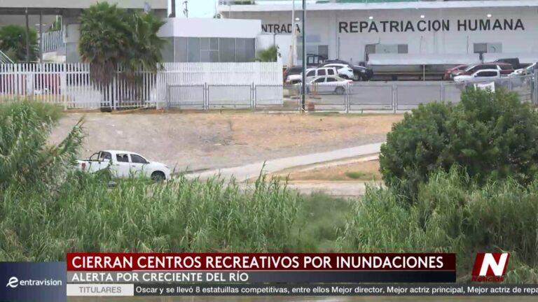 Crecida del río Grande obliga a cerrar centros recreativos en Nuevo Laredo