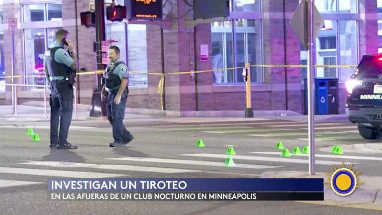 Tiroteo en Minneapolis deja nueve heridos afuera de un club nocturno; la policía investiga el ataque