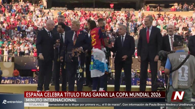 Copa Mundial de España: la selección regresa a Madrid entre honores de los Reyes