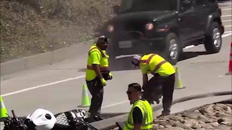 Accidente de motocicleta en el túnel Lighthouse de Monterey afecta el tráfico y deja un herido