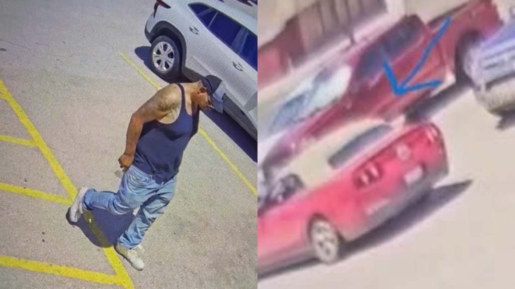 Buscan a hombre captado en video robando herramientas de una camioneta en Midland