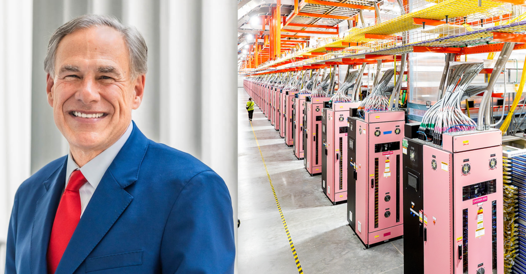 Abbott anuncia que Amazon y otras empresas cumplirán nuevas reglas para centros de datos en Texas