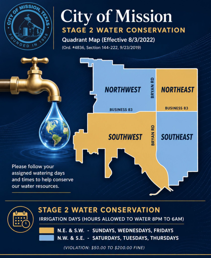 Mission mantiene vigente el plan de conservación de agua en etapa 2