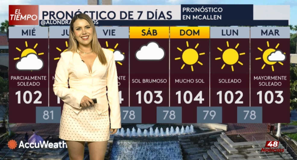 El Clima McAllen — Martes 18 de agosto · Edición 5:00 PM