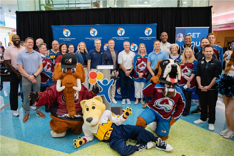 Children’s Hospital Colorado anuncia alianza con Nuggets, Avalanche y Mammoth