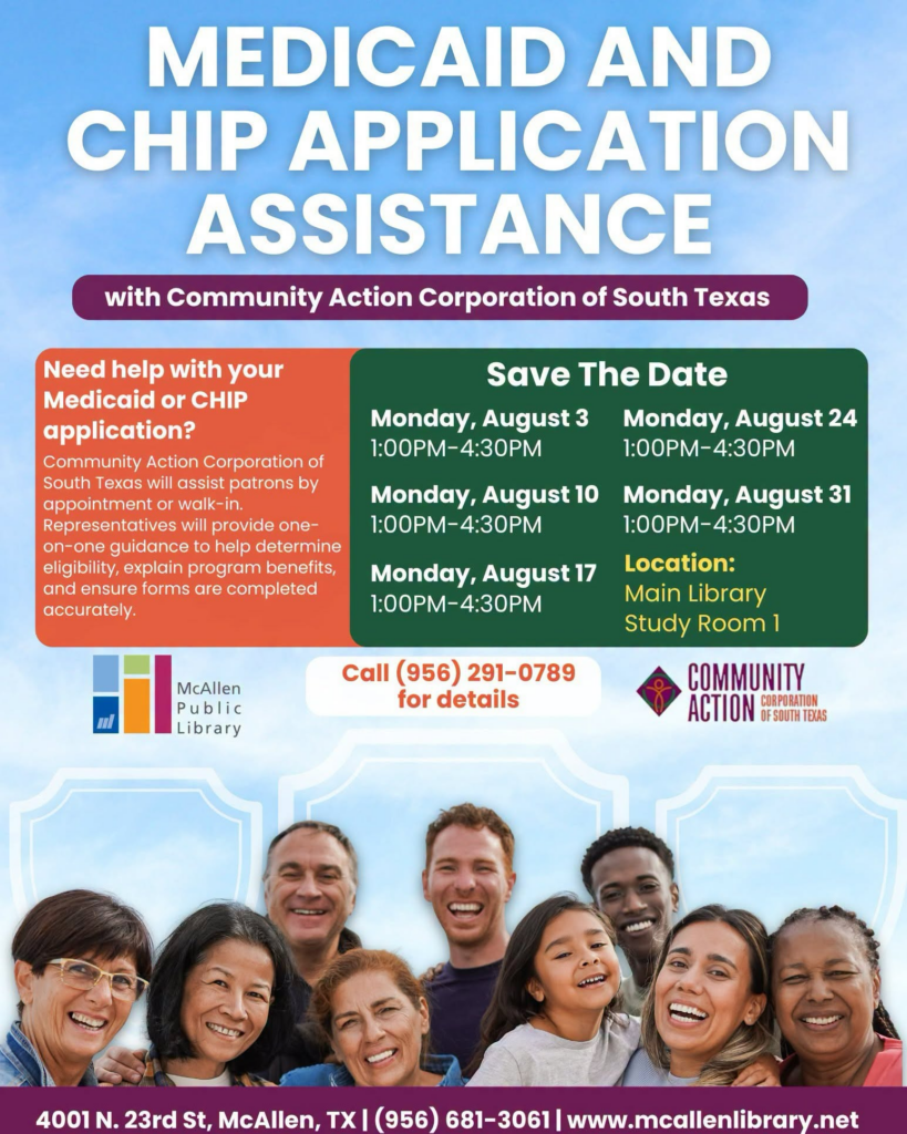Asistencia gratuita para solicitar Medicaid y CHIP en McAllen