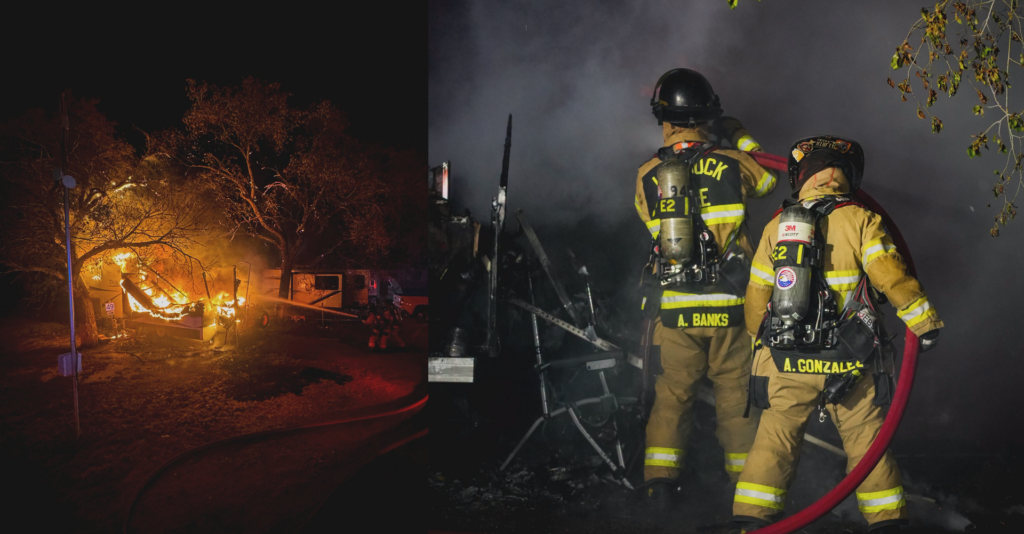 Incendio en Casa Rodante en Lubbock Deja Una Persona Herida