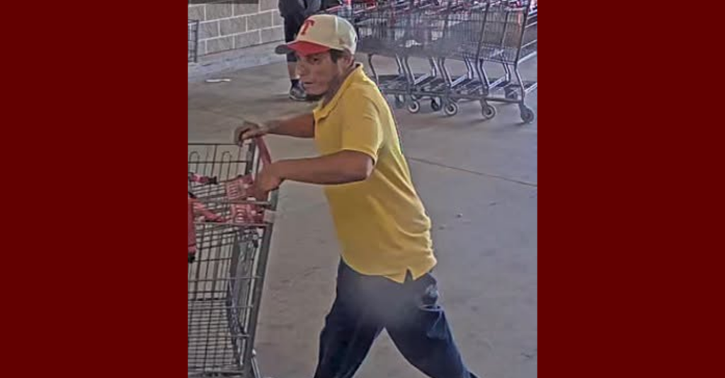 Policía busca a sospechoso por robo de mercancía en H-E-B de Odessa