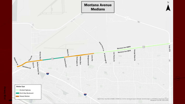 El Paso recibirá más de $100 millones para ampliar Montana Avenue