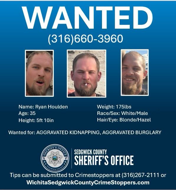 Fugitivo en Kansas: buscan a hombre acusado de secuestro agravado tras operativo en Haysville