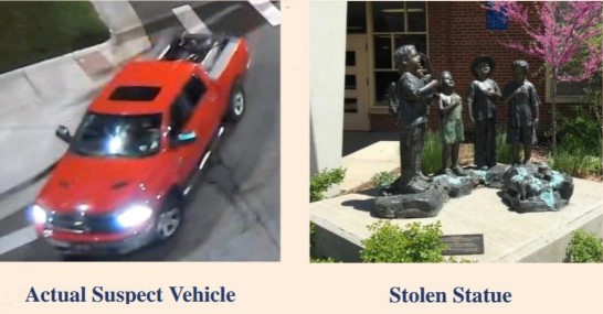 Robo en Denver: buscan estatua de bronce sustraída de una escuela primaria